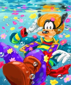 Goofy Disney Cartoon Paint By Numbers