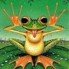 Funny Frog Animals Paint By Numbers