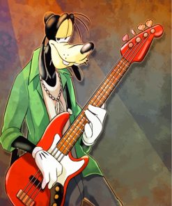 Goofy Disney Cartoon Paint By Numbers