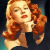 Rita Hayworth Glamour Paint By Numbers