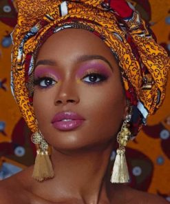 Gorgeous African Woman Paint By Numbers