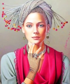 Gorgeous Woman Paint By Numbers
