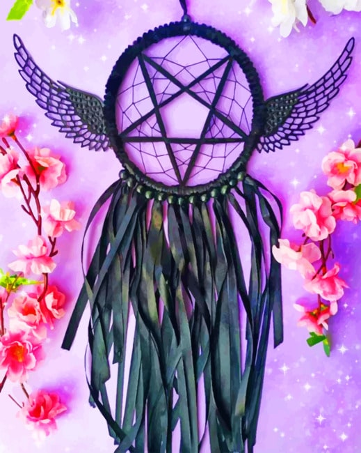 Finalizing Gothic Dream Catcher Artwork