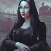 Gothic Mona Lisa Dark Art Paint By Numbers
