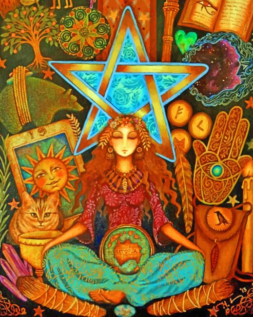 Finalizing the Gothic Magic Witch artwork