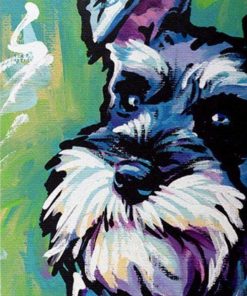 Graffiti Schnauzer Dog Paint By Numbers