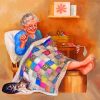 Grandma Relaxing Paint By Numbers