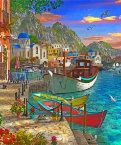 Gorges of Greece Paint By Numbers