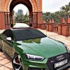 Green Audi Sport Car Paint By Numbers