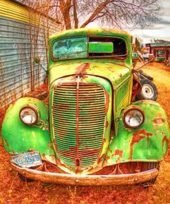 Vintage Truck Art Paint By Numbers