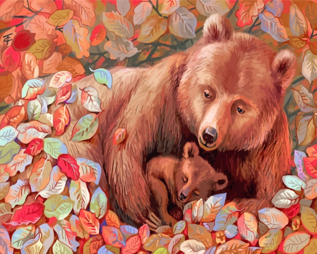 Finalizing the Grizzly Bear Baby Bears artwork