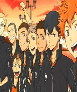 Haikyu Anime Volleyball Paint By Numbers