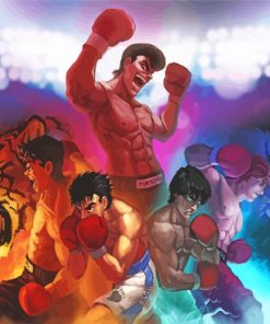 Hajime No Ippo Iconic Anime Paint By Numbers