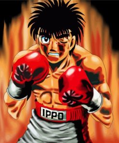 Hajime No Ippo Mamoru Takamura Anime Art Paint By Numbers