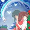 Haku and Chihiro Anime Scene Paint By Numbers