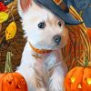 Halloween Pumpkin Dogs Paint By Numbers