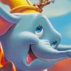 Joyful Dumbo Elephant Paint By Numbers