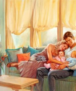 Happy Family Time Paint By Numbers