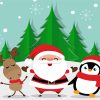 Christmas Santa Claus Paint By Numbers