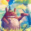 Happy Totoro Studio Ghibli Paint By Numbers