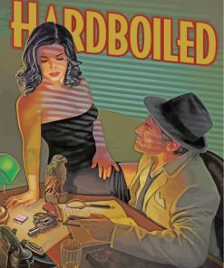 Hard Boiled Female Detective Paint By Numbers
