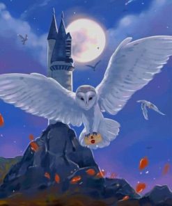Hedwig Owl Magic Paint By Numbers
