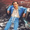 Harry Styles Blue Artistry Paint By Numbers