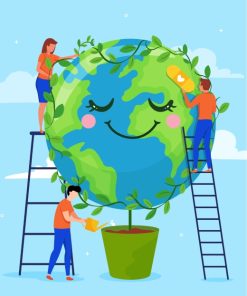 Earth-Friendly World Paint By Numbers