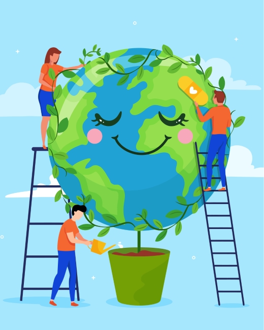 Finalizing Earth-Friendly Artwork