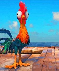 Moana Hei Hei Rooster Paint By Numbers