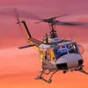 Military Helicopter Engines Paint By Numbers