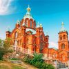 Helsinki Uspenski Cathedral Finland Paint By Numbers