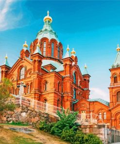 Helsinki Uspenski Cathedral Finland Paint By Numbers