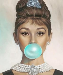 Classic Audrey Hepburn Paint By Numbers