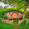 New Zealand Hobbit Hole Grassland Paint By Numbers