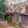Cozy Home Landscape Paint By Numbers