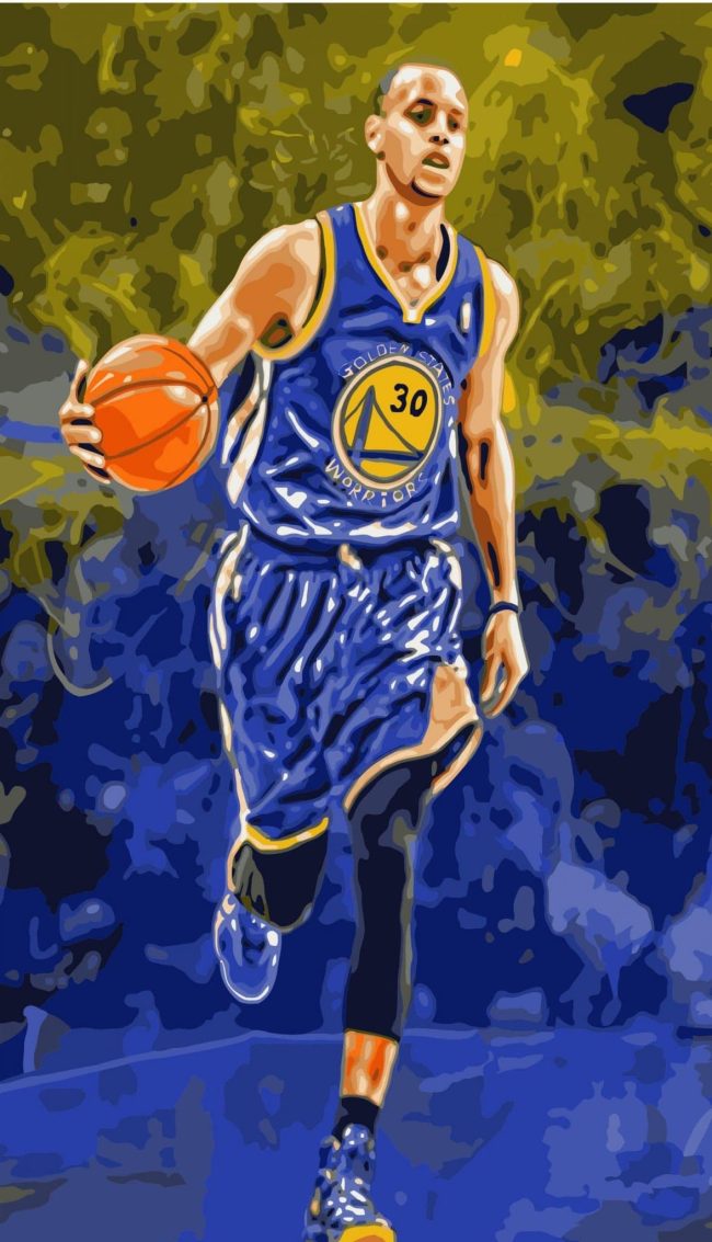 Stephen Curry NBA Star Paint By Numbers