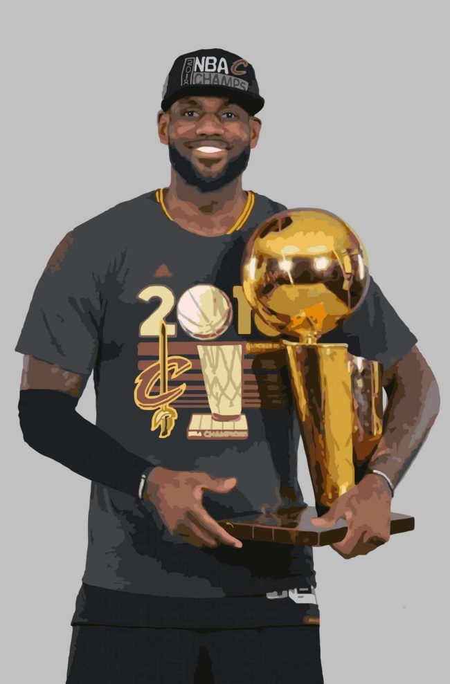 LeBron James Finals Glory Paint By Numbers