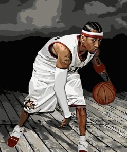 Allen Iverson Basketball Paint By Numbers