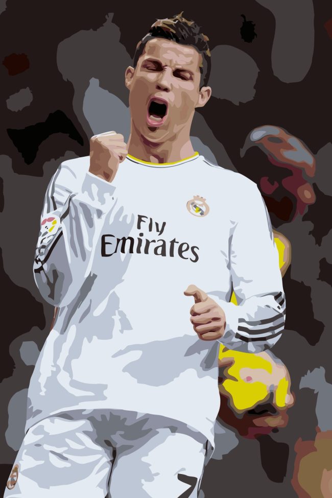 Real Madrid Legendary Ronaldo Paint By Numbers