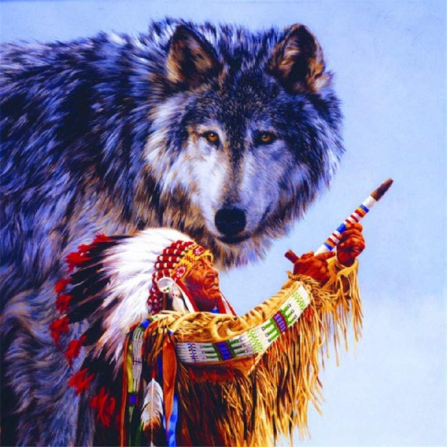 Wolf Art Animals Paint By Numbers