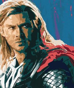 Thor Marvel Paint By Numbers