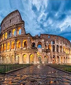 Colosseum Rome Amphitheatre Paint By Numbers