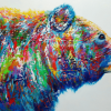 Colorful Bear Animal Paint By Numbers