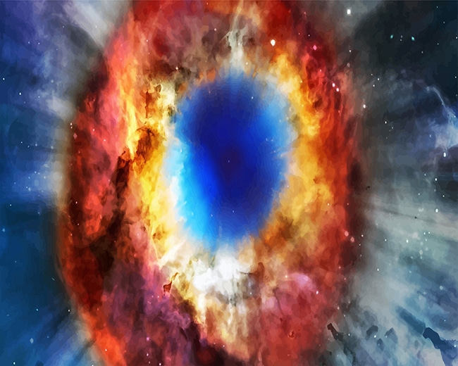 Finalizing the Galaxy Blue Hubble artwork