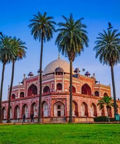 Delhi Heritage Humayuns Tomb Paint By Numbers