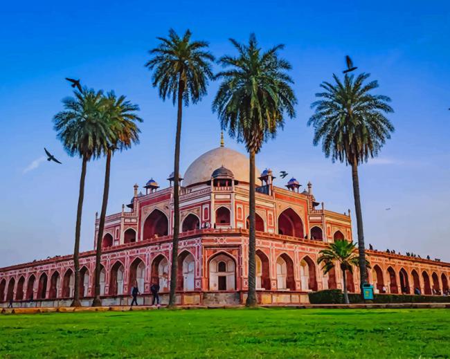Finalizing the Delhi Heritage Humayuns Tomb Art