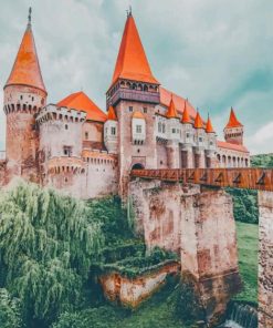 Hunyad Castle Romania Paint By Numbers