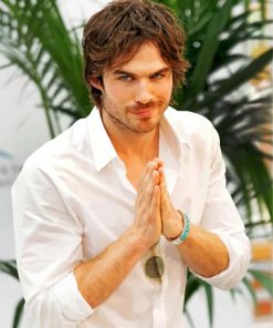 Celebrity Ian Somerhalder Paint By Numbers