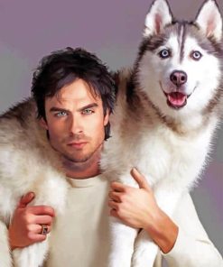 Husky Love Ian Somerhalder Paint By Numbers